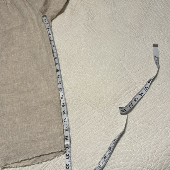 Eileen Fisher 100% Organic Linen Capris PP - Picture 10 of 11